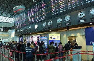 Международный аэропорт Таоюань показал самый высокий прирост туристов в Азии в 2014 году