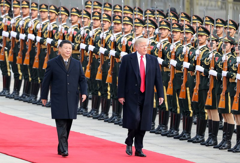 Дональд Трамп и Си Цзинь-пин выступили на совместной пресс-конференции