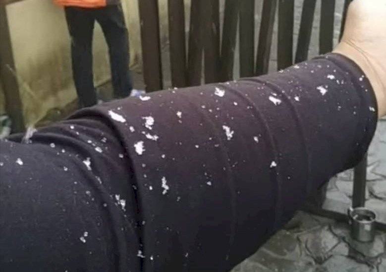 На горе Хэхуаньшань выпала первая снежная крупа